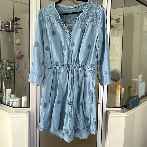 Anthropologie Holding horses denim mini - Picture 2 of 3